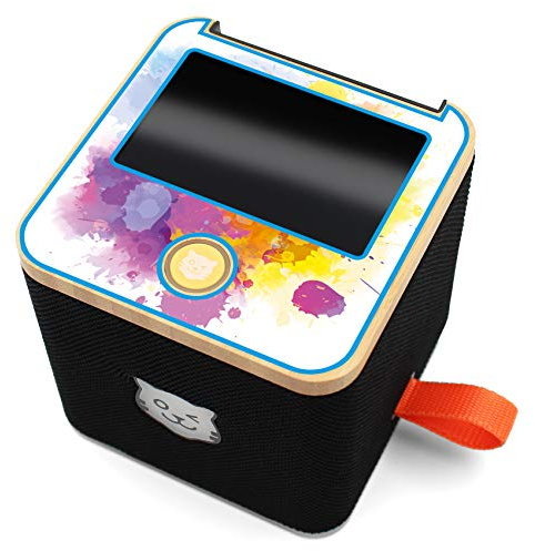 yabaduu Design Schutzfolie für Tigerbox inklusive Displayschutz passgenau selbstklebend kindgerecht Folie Zubehör für Kinder Spielzeug Schutzcover Y049 (Nr. 33 Splash, Ohne Wunschname)