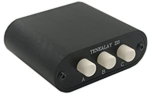 D3 3 (1) in 1 (3) Out 3,5 mm Stereo Audio Switch Quelle Eingang Signal Switcher Selector Splitter Box Mini D3