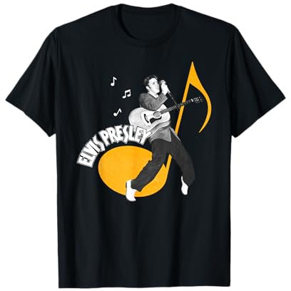 Elvis Presley Official Music Note T-Shirt