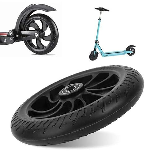 Fututech 200 x 50 8 Zoll Rad + Vollreifen für Kugoo S1 S2 S3 Hinterrad, Anti-Vibration, explosionssicher, Ersatzteil, Elektroroller, Zubehör, Roller, solide Reifen