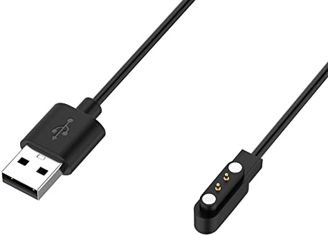 Cavo di ricarica di ricambio compatibile con Realme TechLife Watch, Disscool cavo USB con supporto magnetico per caricabatterie da uomo e donna compatibile con Oppo Watch Free (1,2 m)