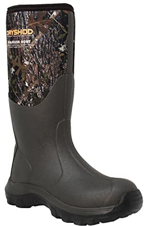 Dryshod Evalusion Hi Lightweight Rubber Hunting Boots | Waterproof | Camo | Insulated | Mens Size 11