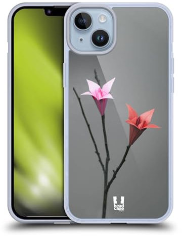 Head Case Designs Lirio Oribana Caso de Gel Suave Compatible con Apple iPhone 14 Plus