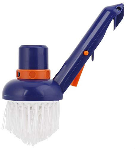 BORDSTRACT Brosse d'aspirateur d'angle pour Piscine, Poils Fins en Nylon Nettoyer la saleté Hors Sol Piscines, Brosses D'aspirateur Pour Nettoyage D'escaliers De Piscine