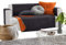 Looks by Wolfgang Joop Sessel- und Sofaschoner anthrazit/orange Größe 100x200 cm