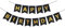 Tadipri Happy Birthday Banner, schwarzes Gold, Banner, Happy Birthday, schwarzes Gold, Design der Persönlichkeit, Dekoration für Tisch, Party, Party, Geburtstag, Zeremonie