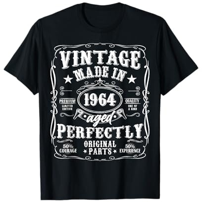 62ème anniversaire homme femme 62 ans 1964 deco cadeau drôle T-Shirt