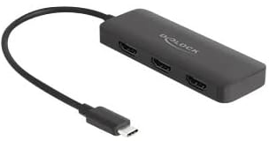 DeLOCK HDMI Splitter USB-C > 3x HDMI Splitter MST 4K 60Hz