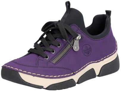 Rieker 45973, Mocassino Donna, Rosa, 36 EU