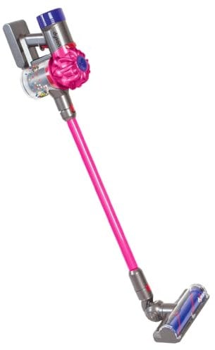 Aspirateur sans Fil Casdon Dyson | Jouet aspirateur interactif sous Licence Dyson pour Les Enfants dès 3 Ans | pour des Jeux Encore Plus réalistes !, Rose