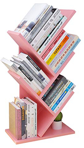 Schreibtisch-Bücherregal aus Holz – kleine Bücherregale für Büro, Zuhause, Schule, Lagerregal – Regale für Zeitschriften/Buchorganisation