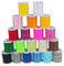 Luabue Fil de Nylon Corde en Nylon Tressée Cordon de Nylon Fil 0,8 mm x 10m pour Faire des Bracelets Macramé, Artisanat, Capteur de Rêves DIY Bijoux Perle (20PCS Coloré)