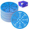 SpeTool 6 Inch Sanding Discs, 49 Hole Hook and Loop Sandpaper 60 Pack Compatible for Random Orbital Sander, Stearate Anti-Clog Coating with 400 Grit Ceramic Aluminum Oxide Abrasives for Sanding Chore