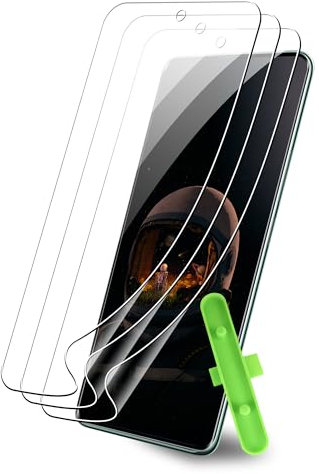 zZjoOoj Protector Pantalla para Xiaomi Redmi Note 14 Pro 5G/4G/14 Pro+ 5G/Xiaomi Poco X7, [3 Piezas] HD Película TPU Suave, Antiarañazos, Película Protectora Flexible con Mounting Aid