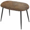 TRISENS Esstisch Rodrigo ausziehbar 120-150-180 x 80 cm 4-10 Personen Ovaler Küchentisch mit Metallgestell für Küche, Esszimmer Holz Optik, Farbe:Nussbaum