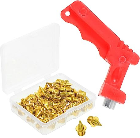 ARTSEWPLY 1set Chiodi per Scarpe da Corsa Acciaio di Punte Sostituibili con Chiave per Montaggio per Atleti e Allenamenti su Pista