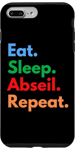Eat Sleep Abseil Repeat for Abseiling Lovers Case for iPhone 7 Plus/8 Plus