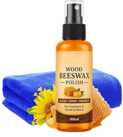 Furniture Beeswax Spray 100ml All Purpose Cleaning Beeswax | Wood Furniture Repair Spray for Dormitory Hotel Kitchen Bathroom Home
