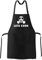 MoonWorks Grill-Schürze für Männer mit Spruch Grillen Lets Cook Gasmaske Küchen-Schürze schwarz unisize