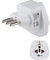 CABLEPELADO Adaptador de Enchufe de Schuko Tipo F a Enchufe Italia Blanco