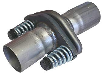 Brida de reparación universal de 55 mm para tubo de escape, conector flexible de tubo de 2 agujeros