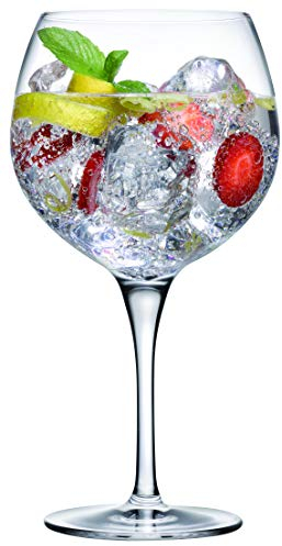 Topkapi elite Gin Tonic XL 67085 Cocktailgläser – Bleifreies Kristallglas speziell für Gin and Tonic, Ballonglas, Cocktail Glas, 680ml, 6 Stück, Exzellenter Genuss von Gin Tonic