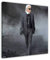 Fashion Guru Karl Lagerfeld Poster, dekoratives Gemälde, Leinwand, Wandkunst, Wohnzimmer, Poster, Schlafzimmer, 50 × 50 cm, Rahmen