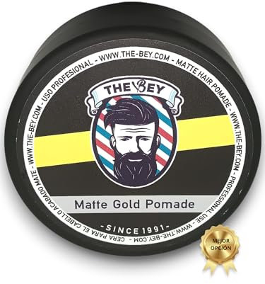 The Bey Matte Gold Pomade Hair Styling Wax - Professional Matte Finish Fixer