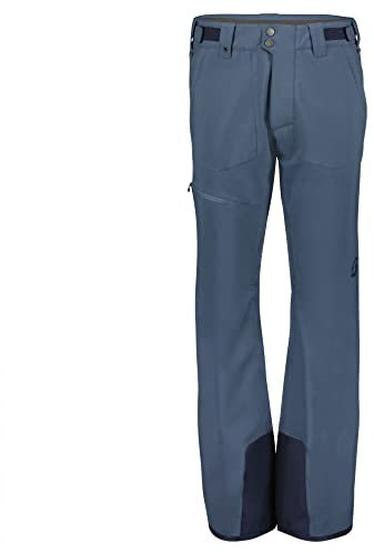 Scott M Ultimate Dryo 10 Pants Blau - Daunen Warme wasserdichte Herren Dryosphere All-Mountain Skihose, Größe XL - Farbe