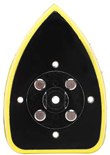 Platorello Triangolare, 70x100mm Accessorio per Disco Abrasivo per Lucidatura per Levigatrice Universale, Platorello Leggero per Levigatura e Lucidatura