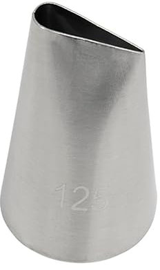 BrandNewCake® Douille Pétale #125 - Inox - Douille de Décoration - Idéal pour Décorer Gâteaux et Pâtisseries