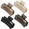 Hair Claw Set Brown Beige Cream And Black Hair Clips For Woman Girls Unisex Medium Fine Hair Claw Clips Rectangle Box Hair clip