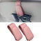 Anwlki Brillenhalt Brillenhalter für Auto Sonnenblende 2 Packungen Magnetisch Leder Sonnenbrillenhalter Auto Brillenhalterung Ticket-Karten-Clip (Rosa)