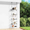 pflanzenständer, blumenstand, blumenstander Blumenregal pflanzenhocker pflanzentopf blumentopf hoch indoor holz seule Garten Blumentreppen Pflanzentreppe Ablagen deko gold metall weiß schwar