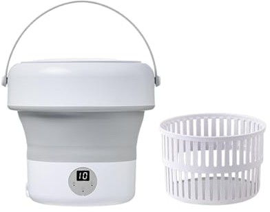 Lavadora De Pared - Lavadora Pequeña Ahorra Espaci | Secadora De Ropa De Limpieza Reutilizable Eficiente | Lavadora Plegable Para Dormitorios, Apartamentos, Vehículos Recreativos Y Campamentos