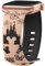 Cartoon-Gravur Armband Kompatibel mit Apple Watch Armband 40mm 41mm 38mm 45mm 44mm 42mm 49mm Damen,Zweifarbig,Niedlich,Weiches Silikon,Sport Armband für iWatch SE Serie 9/8/7/6/5/4/3/2/1