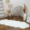 Consilio Concept Sheepskin Fellteppich 60x180 cm Ivory Teppich Supersoft 52 mm Höhe Soft weich Schaffell Imitat weiß Creme Wohnzimmerteppich Kinderzimmerteppich Küchenteppich Flurteppich