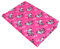 PUL Stoff Bedruckt Doppelseitiges Wasserdichtes Design 150cm Breit- Stoffe zum Nähen Meterware PUL Fabric, um Windeltaschen und -pads Herzustellen (X25-Rosa Zebra,100cm)