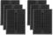PATIKIL 6pcs Mini Breadboard, Solderless Breadboard Small Breadboard 170 Tie Points Prototype PCB Bread Board Electronics Self Adhesive Plates, SYB-170, Black