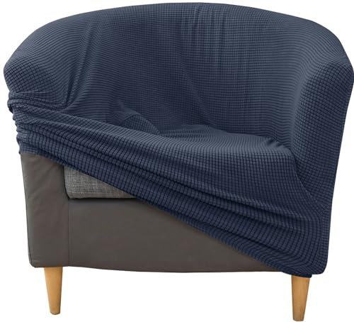 Housse de Fauteuil Club 1 Place avec Accoudoirs Extensible Housse de Chaise Chesterfield Cabriolet, Couverture de Protecteur Chaise pour Mariage Salon, Cuisine(Color 10)