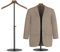 Yawinhe Portemanteau, 2 Pièce Présentoir à Vêtements de T-Shirt en Bois, Hauteur Valet de Chambre Réglables, pour Manteaux, Costumes, Chemises