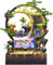 QIANMEI Home Decorative Fountain Fountain Large Floor Standing Fountain With Rockery, With LED Lights,Entrance Water Feature Wall Screen, Living Room Floor Decorative Ornaments(Small)
