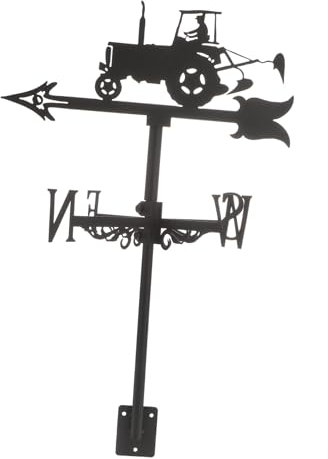 TINEASUR Weather Vane Metall Präziser Windrichtungsanzeiger Für Garten Und Dach Für Haus Und Hofdekoration Robuste Eisenkonstruktion Für Langlebigen Einsatz