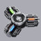 AYUNJIE Fidget Toy Spinner Geschenke für Erwachsene und Kinder, Metall Finger Hand Spinners Sensorik Spielzeug mit leuchtendem Licht, Stress Angst ADHS Relief Autismus Sensorik (A,Silber)