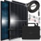 SUNNIVA® 2288W Balkonkraftwerk 800W komplett Steckdose - Astro-Energy 800W Micro Wechselrichter - Bifaziale PV Solaranlage Komplettset, 4x440W Solarmodule, inkl.5m Kabel, Y-Verteiler, Bluetooth, WIFI