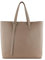 bugatti Luna Business-Shopper aus Kunstleder, Bag-in-Bag-Tasche 13, puder