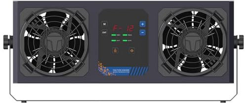 Ionizing Air Blower, Anti Static Ionizer Fan, Desktop Static Eliminator, Air Volume 180 CFM, with Auto Cleaning Function, 6 Alarm Model, For Electronics Industry