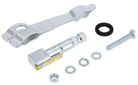 Set: Bauteile Bremse, hinten, gebogener Hebel - für Simson S51, S70, S53, S83