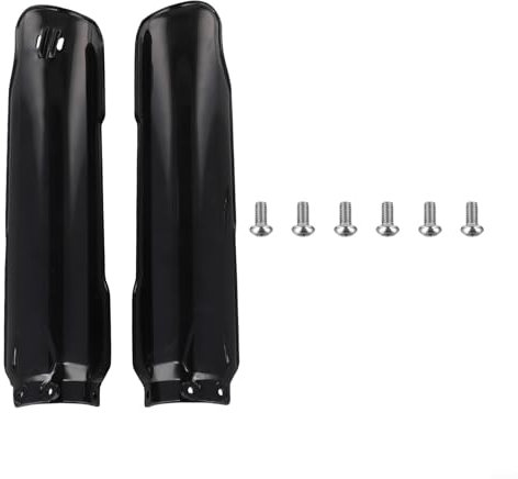 Front Fork Cover Shock Protection Guard for Surron X/S Dirt Bike Suspension Protector PP Plastic Construction with Mounting Hardware, Black