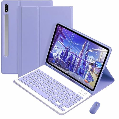 CGCSYZ Keyboard Case for Samsung Galaxy Tab S7+/S7 Plus 12.4 Inch 2020 Model
